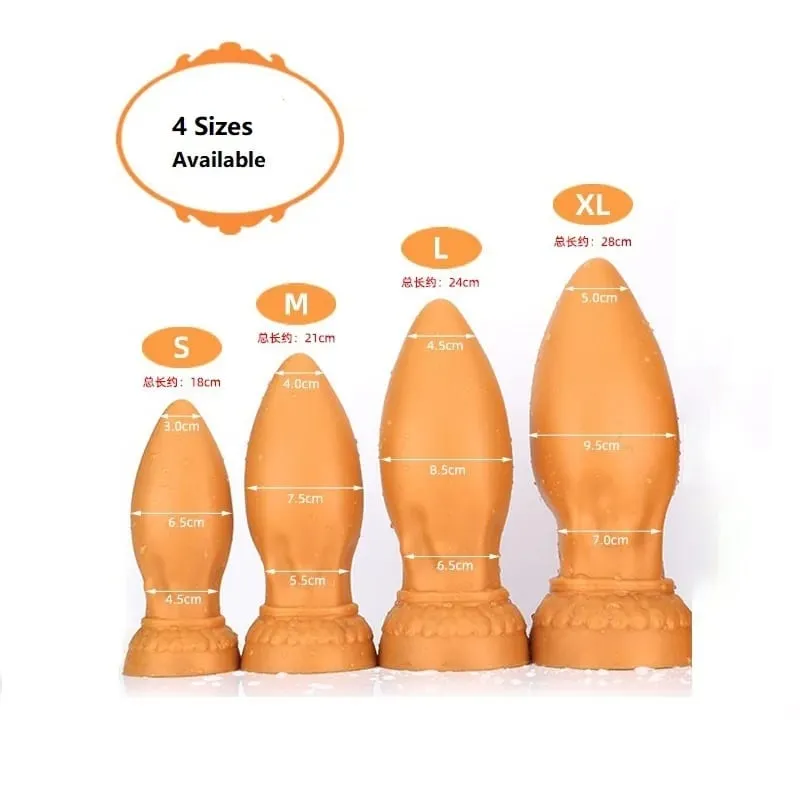 Super enorme silicone líquido anal plug grande vibrador buttplug massageador de próstata vagina ânus expansão brinquedos sexuais produto para homens gay
