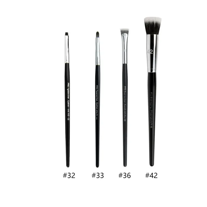 4pcs/set Pro Allover Eye Shadow Makeup Brushes Lip Brow Precision Concealer Blending Domed Crease Smudge Highlight Make Up Brush — image 23