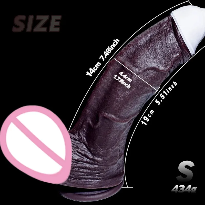 Vagina Massager Enorm Realistisk Dildo Fantasy Lång Penis Stor Dick Sugkopp Dildos Jätte Anal Plug Sexleksaker För Kvinnor Män