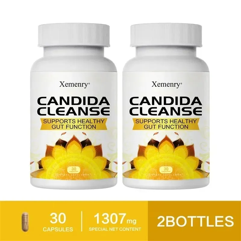 Candida Cleanse – Fördert die Darmreinigung und Entgiftung, verbessert die Verdauung und lindert Verstopfung und Blähungen