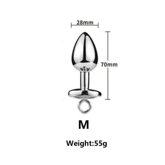 Perline anali in metallo di piccole dimensioni Butt Plug Mini Arcobaleno Butt plug in oro rosa Gioielli in cristallo Trainer Dildo anale Masturbazione Giocattolo del sesso
