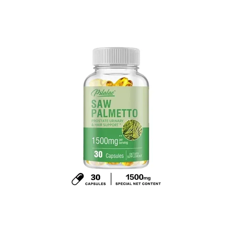 Premium Saw Palmetto - Menggalakkan Kesihatan Prostat Lelaki Mencegah Rambut Gugur Melegakan Kerap Kencing dan Menggalakkan Kecergasan