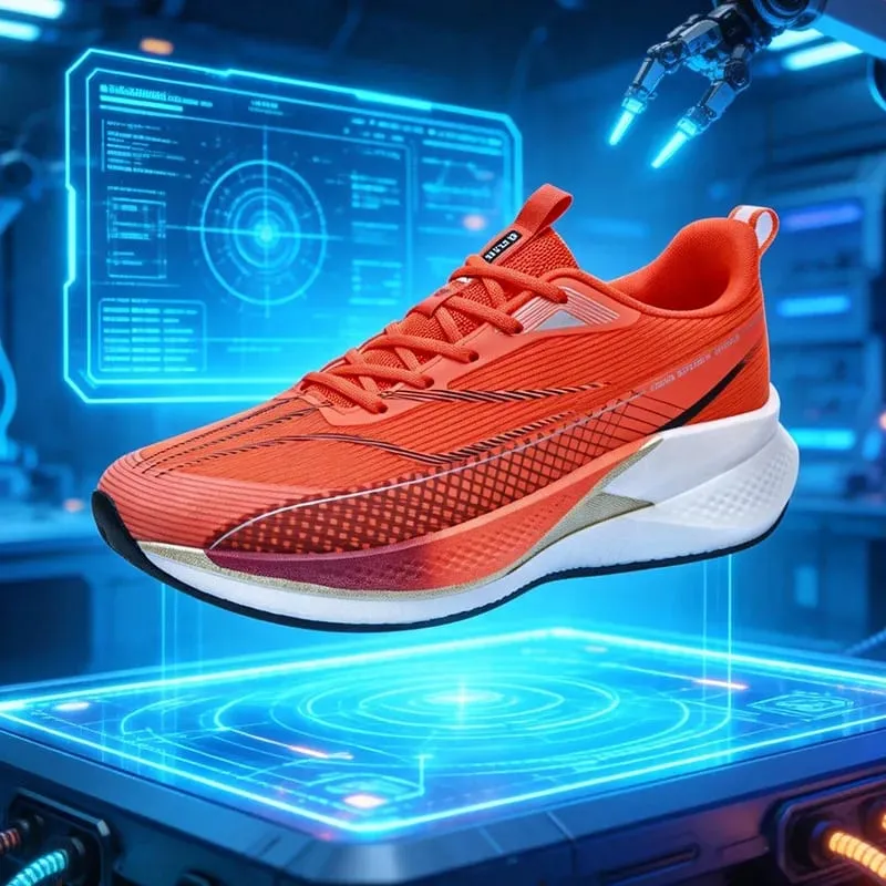 Men's Sports Shoes Carbon Plate Running Shoes Male Marathon Sneakers Racing Shock-absorbing Athletics Training Shoes for Women