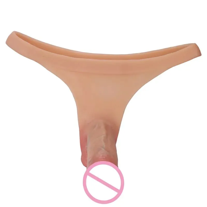 Silicone Double Penis Dildo Wearing Pants Dick Realistic Penis Toy for Lesbian Couple Strap on Masturbator Adult Sex Toys