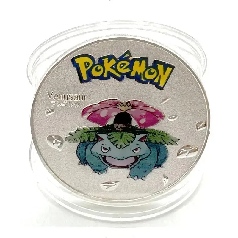 Pokemon Đồng Tiền Vàng Pikachu Anime Đồng Tiền Kỷ Niệm Charizard Vàng Kim Loại Tròn Đồng Xu Đồ Chơi
