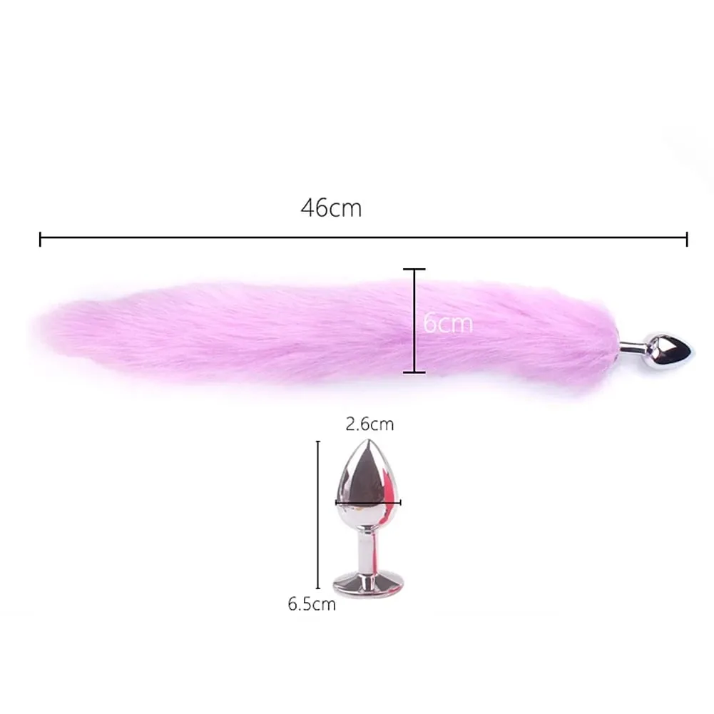 Rabbit Tail Fox Tail Metal Anal Plug Sex Toy adult Product for Woman Anal Plug Dog Tails Slave Cosplay Fetish Gear Accessories
