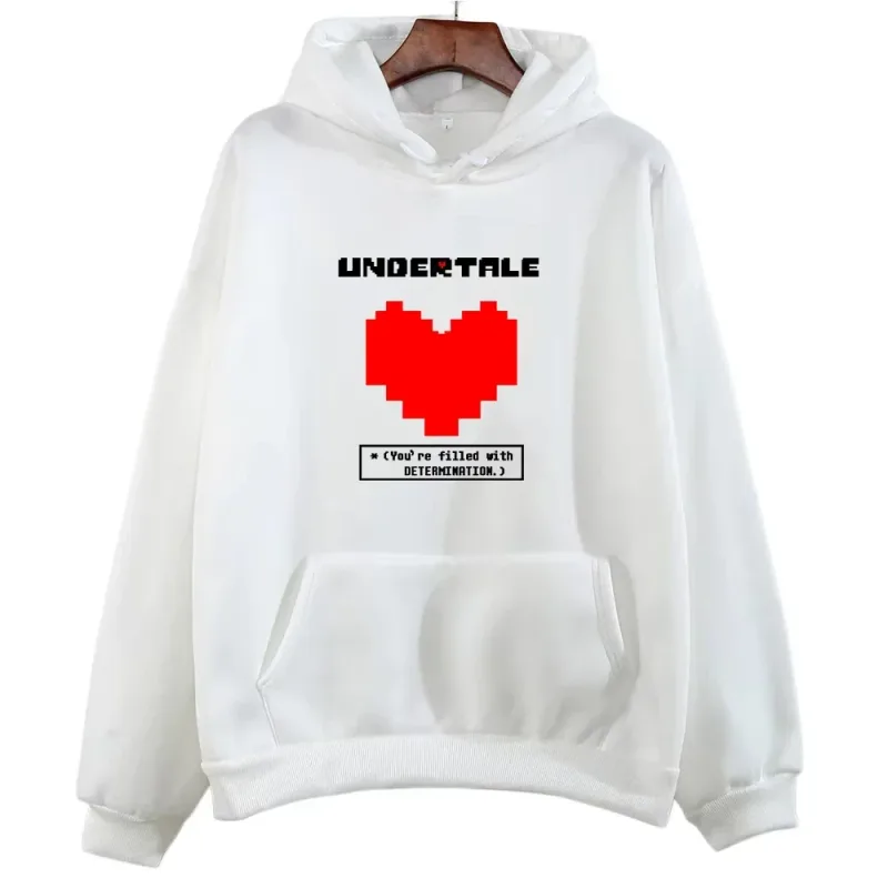 Undertale game: You are full of determination. Printed hoodies for men and women, casual sportswear, autumn and winter hoodies
