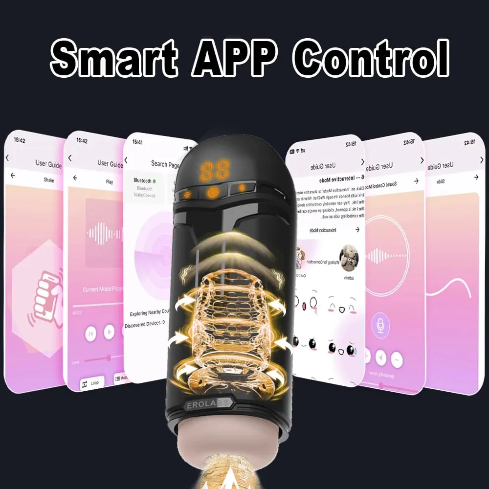 Telescopic Blowjob Masturbation APP Control Sucking Vagina Pocket Sex Machines Male Masturbation Cup Adult Sex Toys for Men