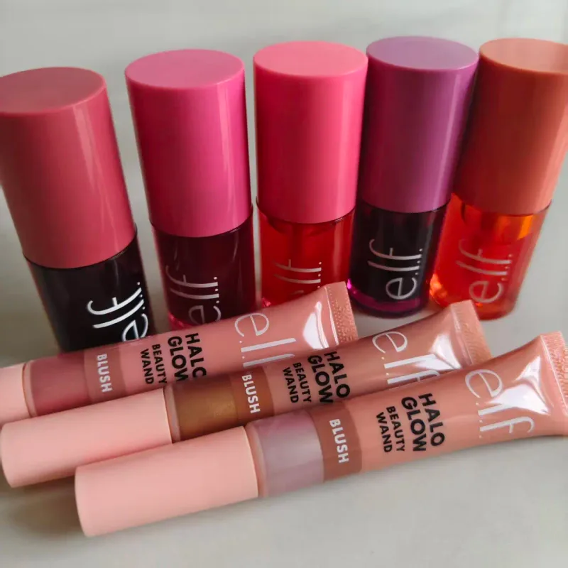 Hot ELF Skincare Products Pre Makeup Gel Gel Green Primer 75ml Natural Non Greasy Lip and Cheek Dual-use Liquid Powder Blusher