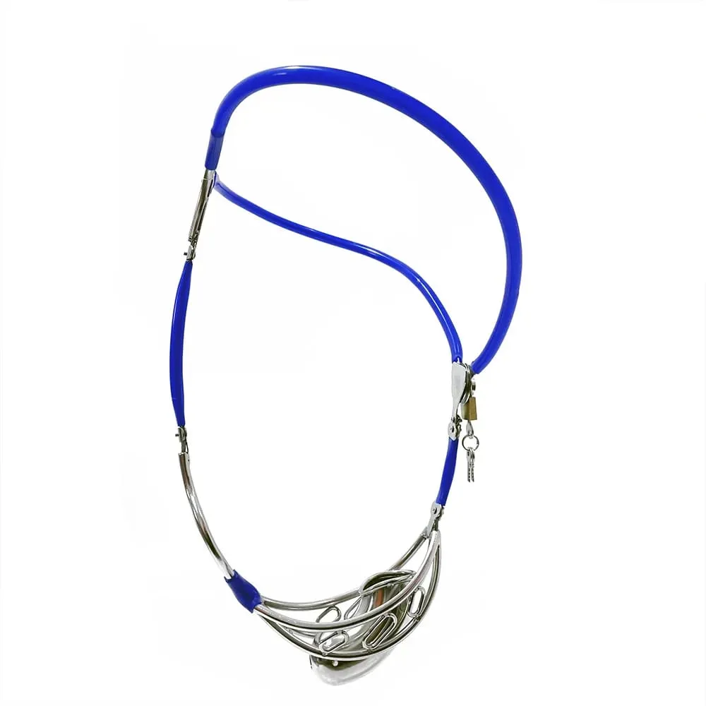 New semi hollow cage for men invisible chastity belt adult sex toy anti infidelity punishment device