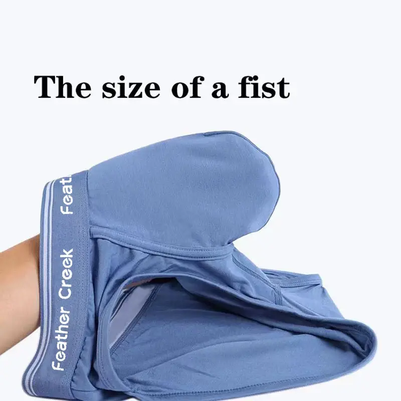 Panlalaking Pang-araw-araw na Malaking Supot na Kasuotang Panloob U Convex Bulge Enhancing Durable Seamless Cotton Briefs Breathable Low Rise Boxer Shorts Fit