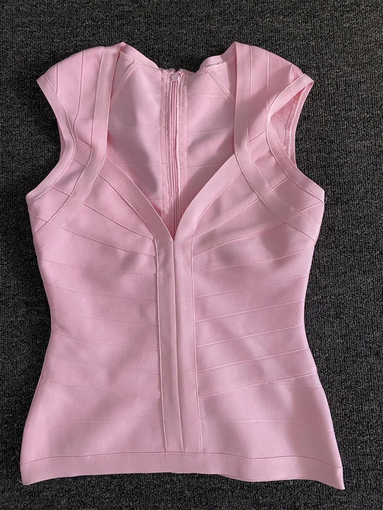 Factory Wholesale 3Colors Solid Stripe Bandage Tops Women Sexy Summer High Street Camisoles Bodycon Tops Evening Cocktail Party