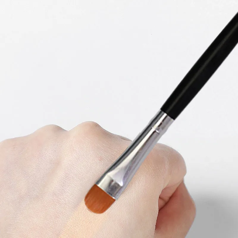 Wholesale 5/10/20PCS Flat Eyebrow Brush Ultrathin Eyebrows Makeup Brushes Eyeliner Brush Thin Eye Liner Brow Contour Brush Tools