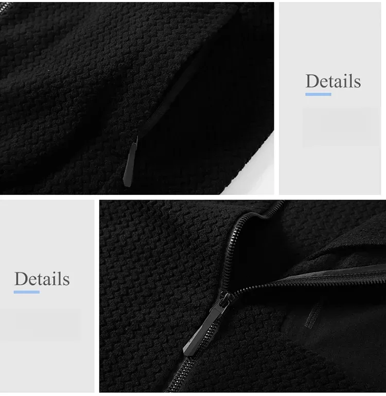 Fashionable and Versatile Warm Hooded Coats, High-quality Men's Zipper Coats for Fall/winter,Casual Sports Fitness Sweatshirts