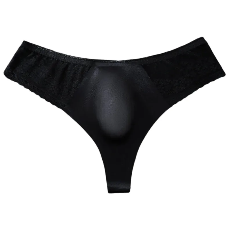 Nude Men G-string Solid Color Men's Thongs G-strings Seamless Design 68 Nylon 32 Spandex Ultra Thin 3D Bulge Pouch