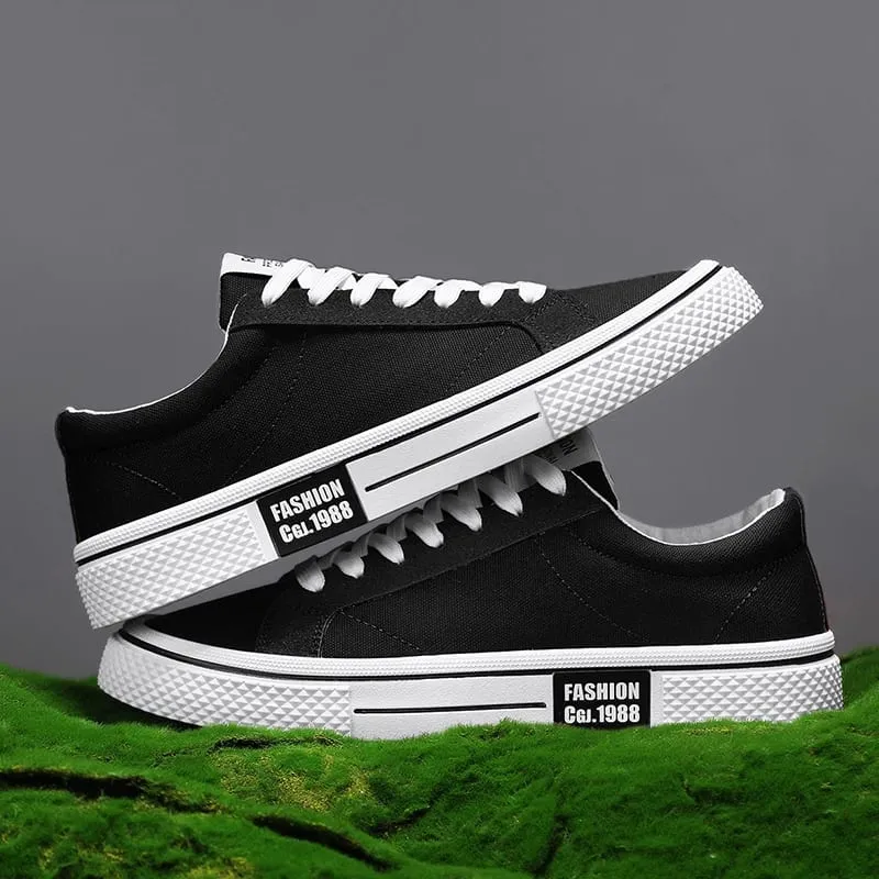 Hot Sale Fashion Red Canvas Shoes Men Classic Low-top Men's Canvas Sneakers Harajuku Hip Hop Skateboard Shoes Men Casual Sneaker