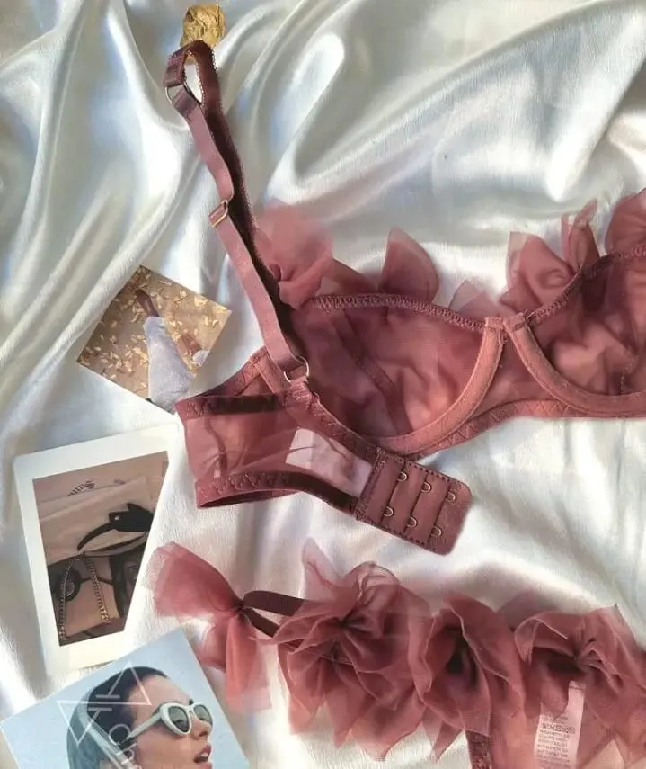 ดอกไม้/เซ็กซี่ตาข่ายชุดชั้นในชุดร้อน flirt ครึ่งถ้วย ultra-thin bra ชุดชั้นในสตรีสบายสุภาพสตรี bras