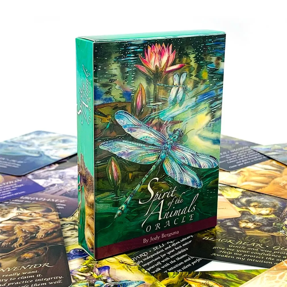 Spirit Of The Animals Oracle Cards A 52 Cards Divination Edition Deck Borad Game Perfect For Spiritual Guidance & Collectors