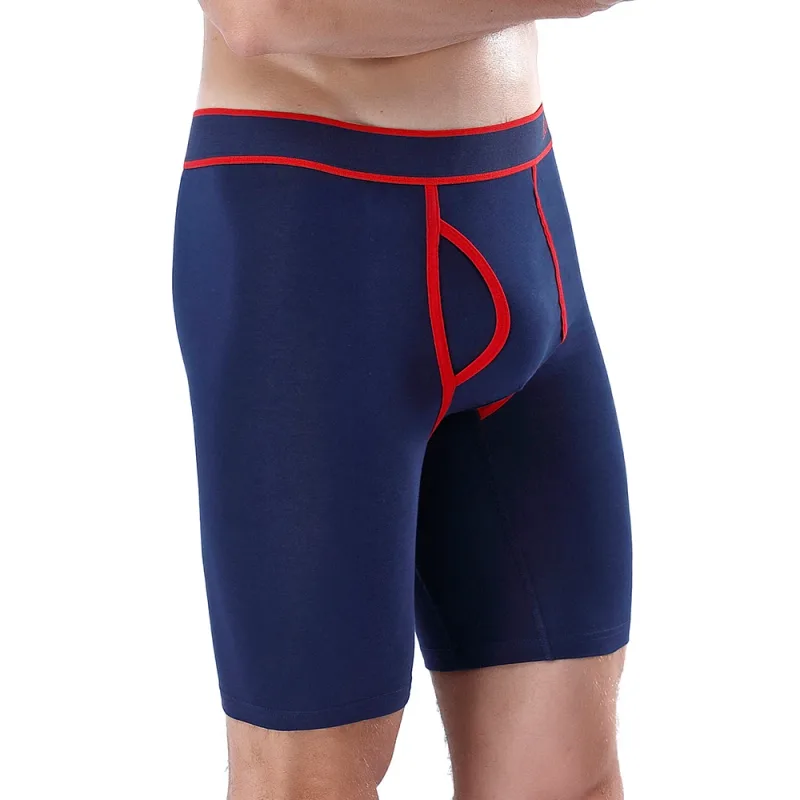 2026 novo estilo de algodão voar boxer perna longa roupa interior para o homem shorts tamanho grande e calcinha homme marca luxo boxerhomme cuecas