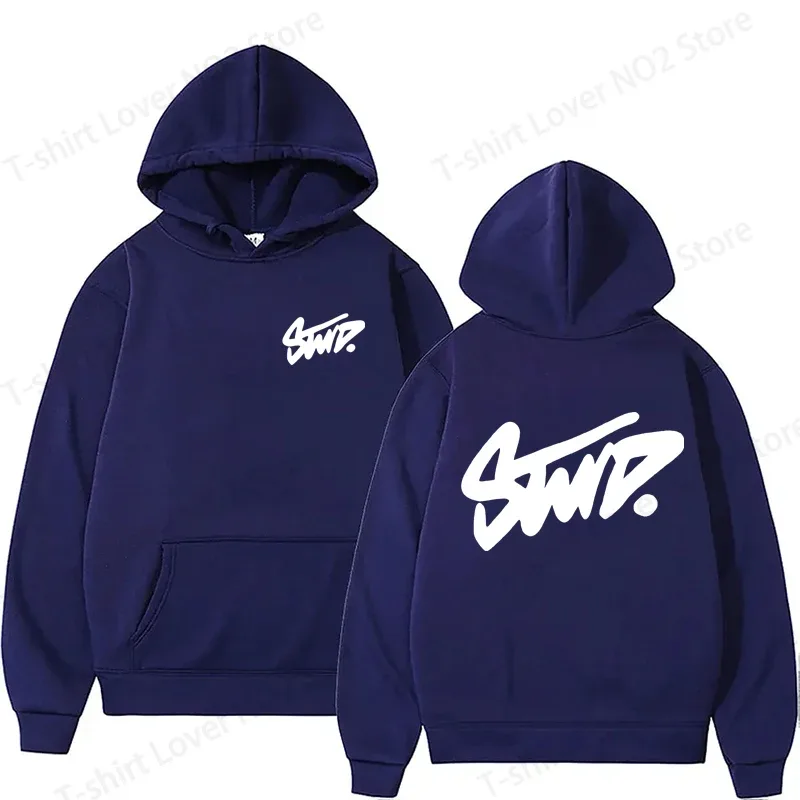 New Men's Hooded Sweatshirt Casual and Fashionable Soft and Comfortable Featuring Letter-Printed Patterns