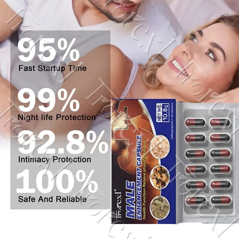 Epimedium Herbal Extracts Supplements Male Max Performer Capsules Ginseng for Adult Stamina & Endurance Maintain Firmness