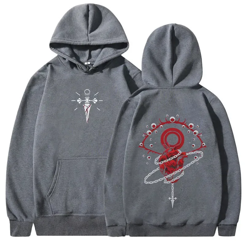 Anime Hunter X Hunter Hoodies Kurapika Phantom Troupe Φούτερ με κουκούλα Ανδρικά γυναικεία ρούχα Υπερμεγέθη πουλόβερ Streetwear