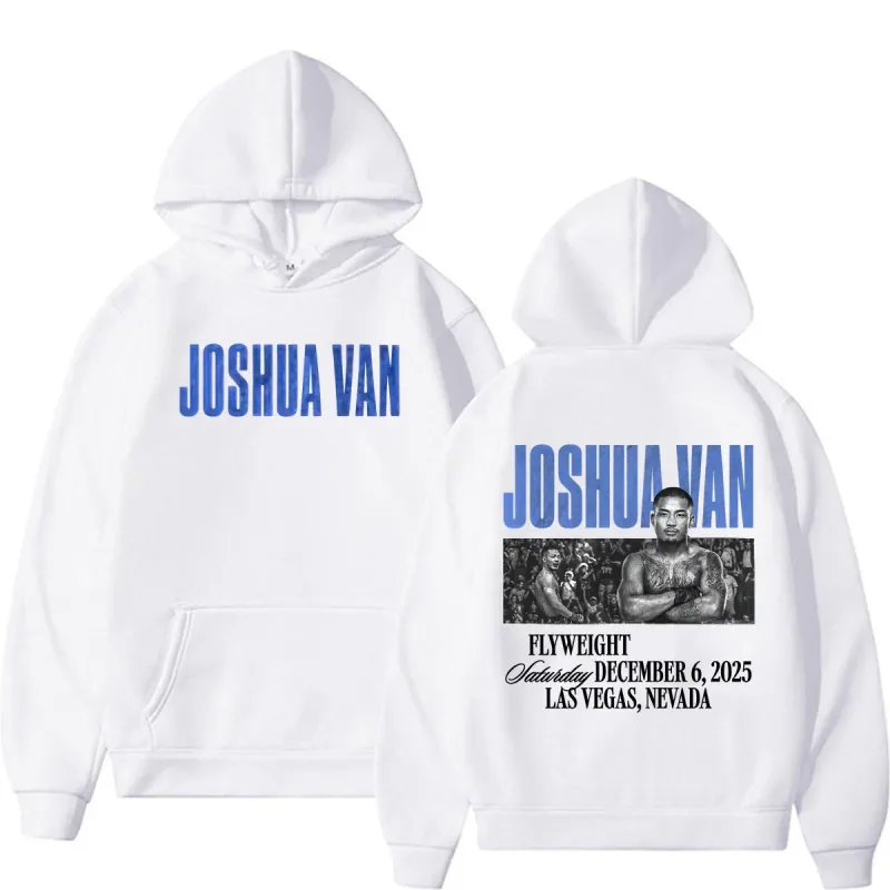 Joshua Van The Fearless Fan Gifts Hoodies Men's Clothing Violence Aesthetic Sweatshirt Casual Bodywarmer Fleece Hoodie Pullovers