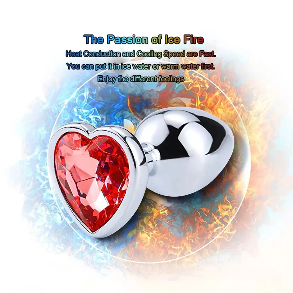 S/M/L Anal Plug Metal Sex Toys For Women Men Adult Crystal Erotic Bullet Butt Plug Stimulator Prostate Massager Adult Products
