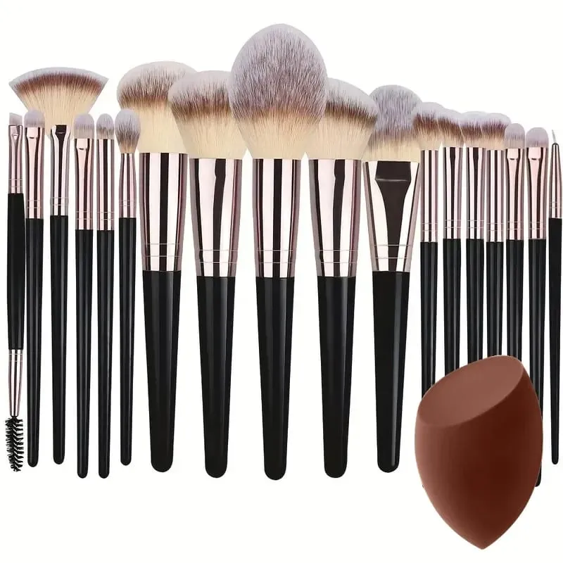 Professional 3-20PCS Makeup Brushes Set Soft Fluffy Foundation Eyeshadow Concealer Blending Kabuki Women Beauty Tool — image 11