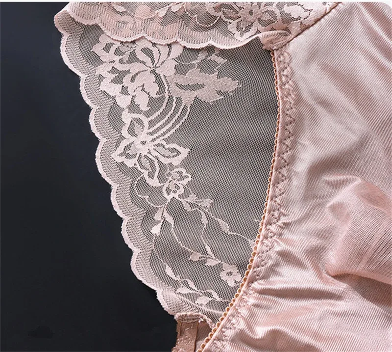 Lace men's underwear 3D Punched tangas japonesa Ice Silk Thin calzoncillos hombre Sexy lingerie adults 18 plus cuec gay panties