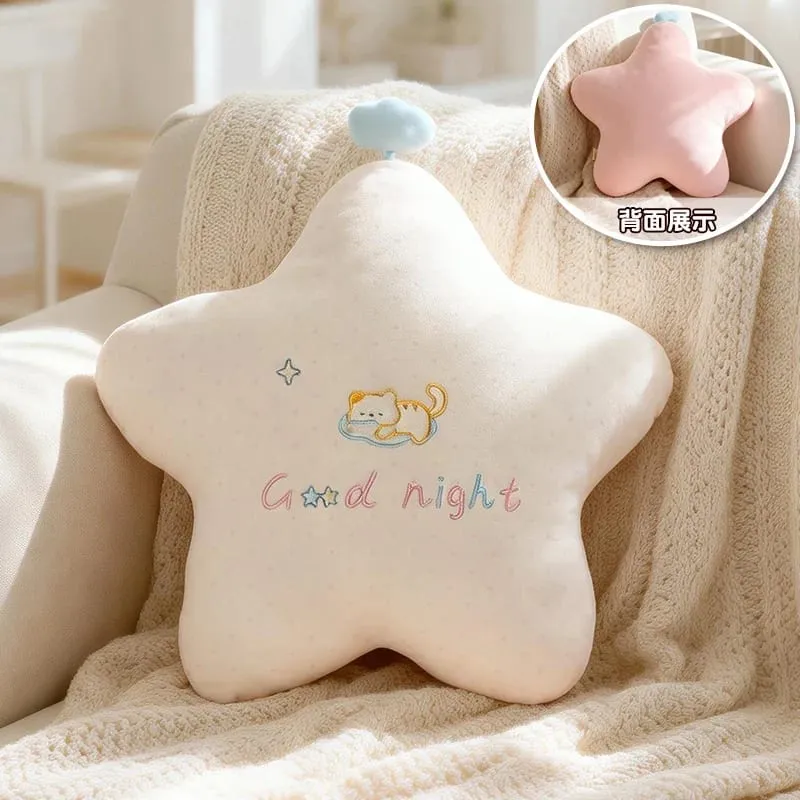 New Stuffed Cloud Moon Star Plush Pillow Soft Cushion Toys For Children Baby Kids Girl Christmas Gift Room Car Decor