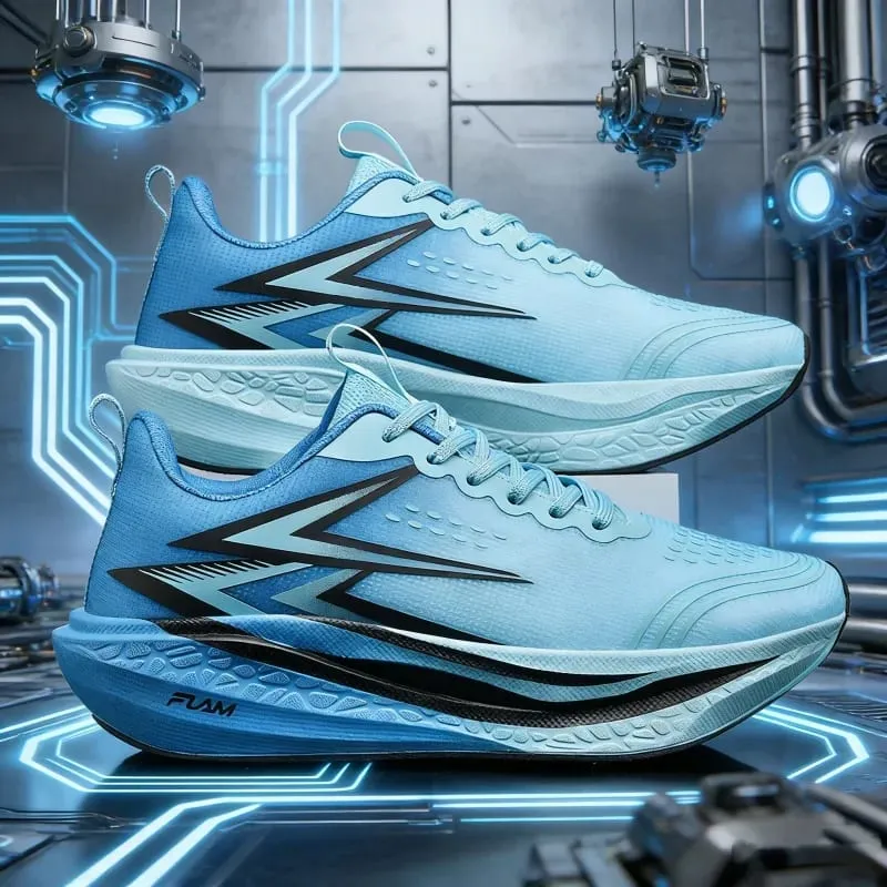 Men Women Carbon Plate Marathon Running Shoes Breathable Lightweight Non-Slip Racing Training Sports Athletic Sneakers