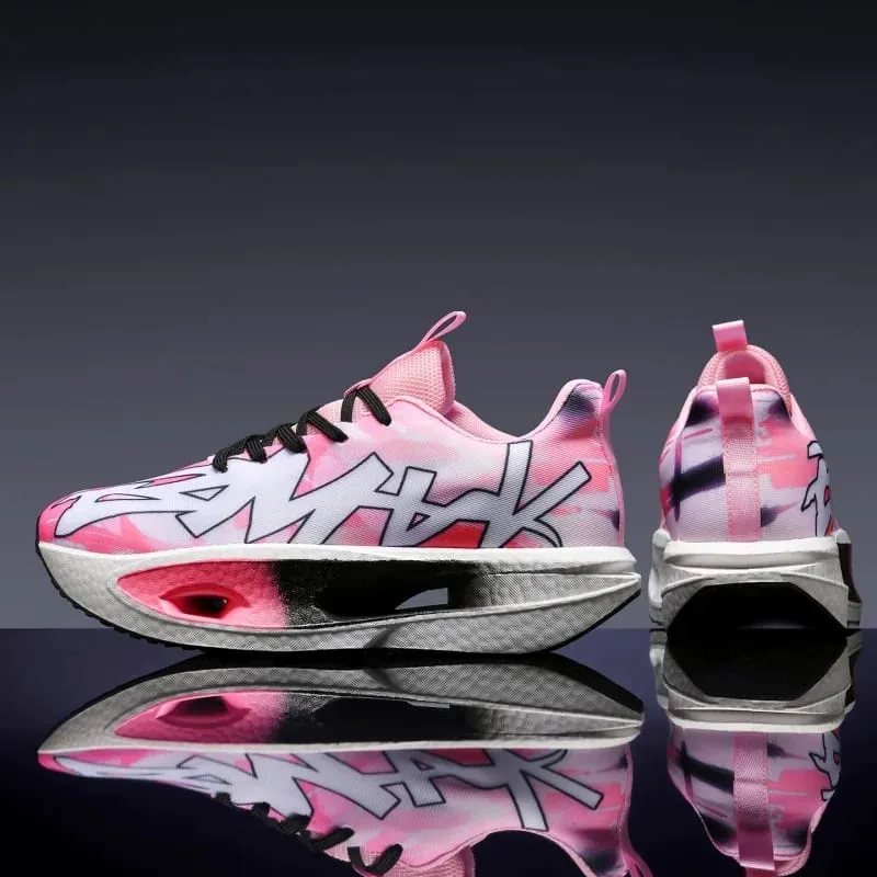 Men Running Shoes Carbon Board Marathon Speciality Sports Outdoor Air Breathable Lightweight Women Comfortable Athletic Sneakers