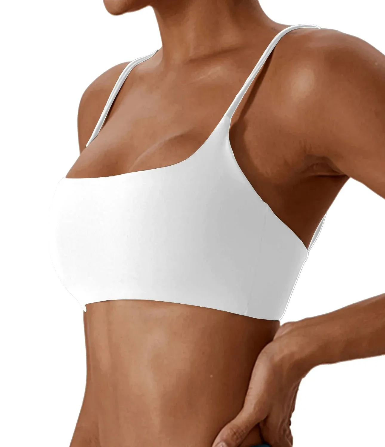 Super soft fabric back sports bra high-quality yoga clothes for women fitness running bra sexy knitted suspender