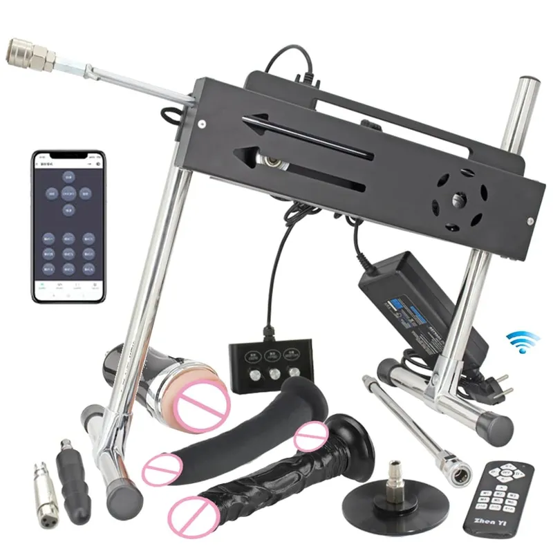 200W Super Powerful Sex Machine for Adult Masturbation Intelligent App Control Premium Love Machine with Dildo Adult Sex Toys