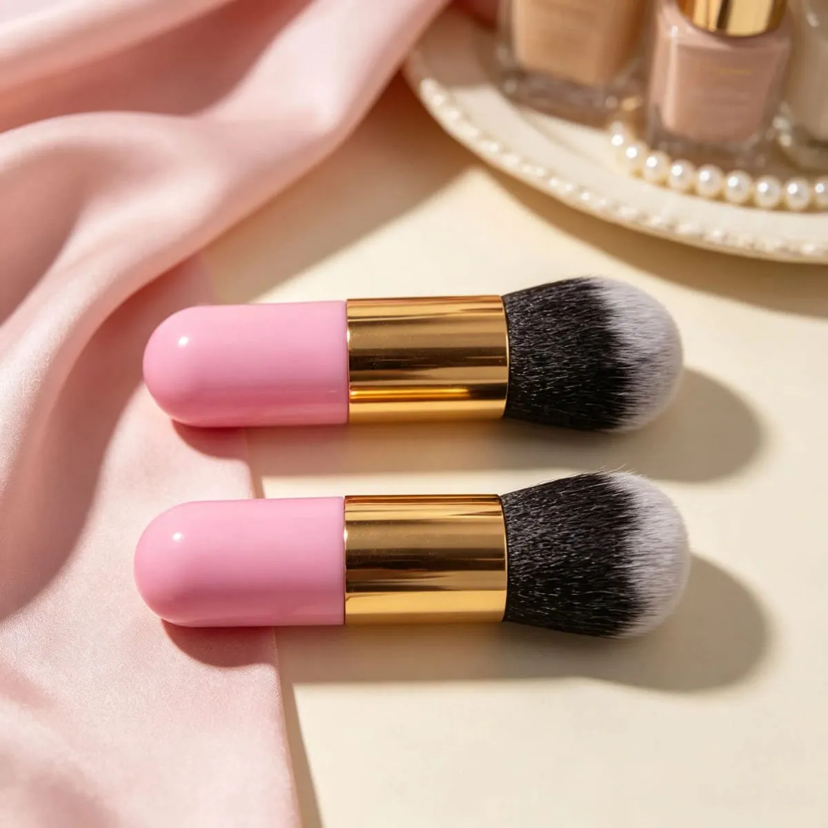 1-3PCS Big Size Makeup Brushes Foundation Powder Face Blush Brush Soft Face Blush Large Cosmetics Soft Foundation Make Up Tools