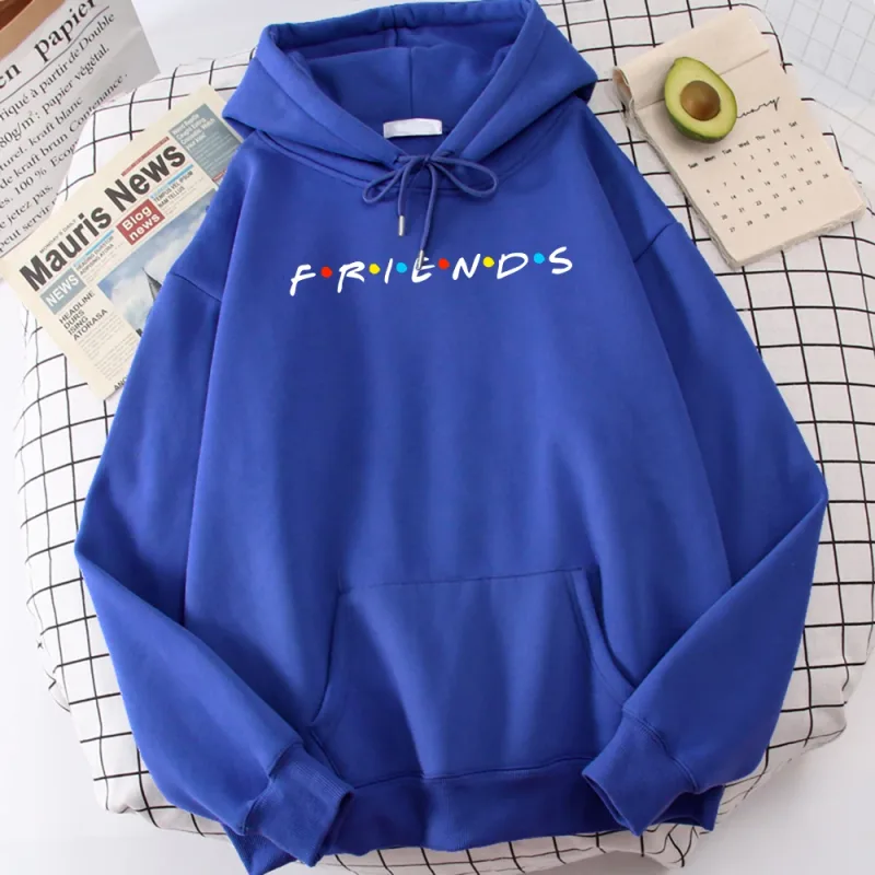 Sitcom Film Freunde Gedruckt Herren Hoody Koreanische Fleece Sweatshirt Einfache Crewneck Mit Kapuze Straße Oversize Herbst männer Kleidung