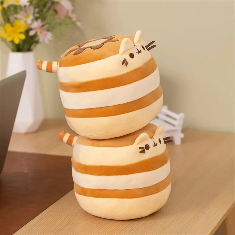 15CM Cute Cake Cat Plush Toy Kawaii Soft Stuffed Animal Pillow Anime Character Plushie Doll Para sa mga Bata Kaarawan Regalo Dekorasyon sa Bahay — image 3