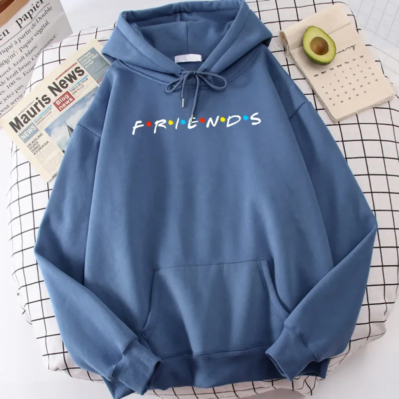 Sitcom Film Freunde Gedruckt Herren Hoody Koreanische Fleece Sweatshirt Einfache Crewneck Mit Kapuze Straße Oversize Herbst männer Kleidung