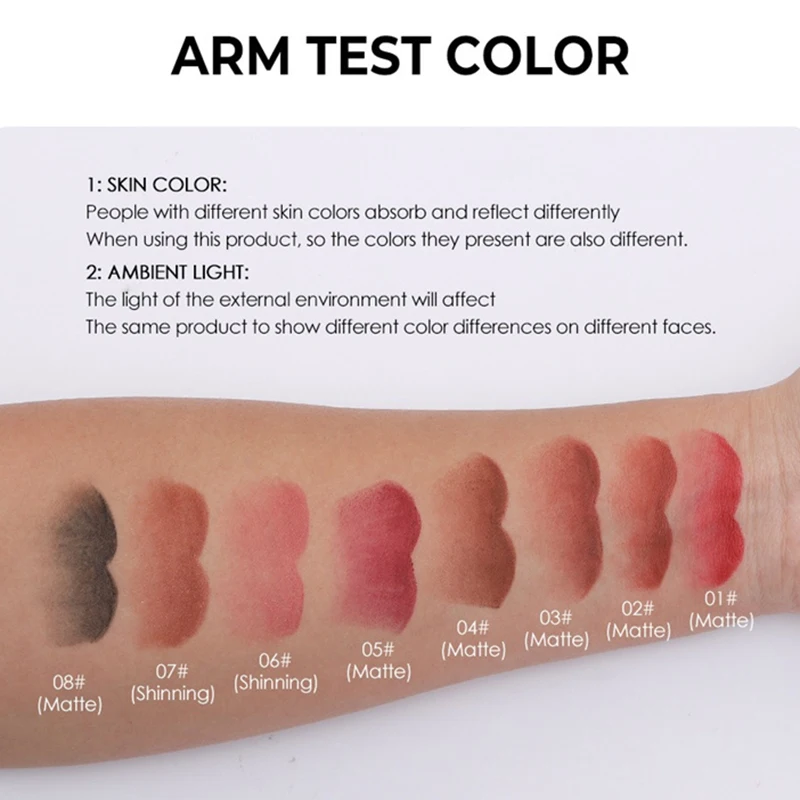 Tapered Nib Lip Liner Pencil Long-Lasting Matte Black Brown Velvet Lipstick Waterproof Natural Slim Lip Liner Makeup Cosmetics