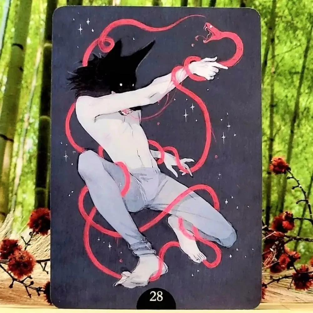 8.8*12.6cm Loputyn Oracle 36 Pcs Cards Double-sided Embossed Evocative Sensual and Imaginative Drawings