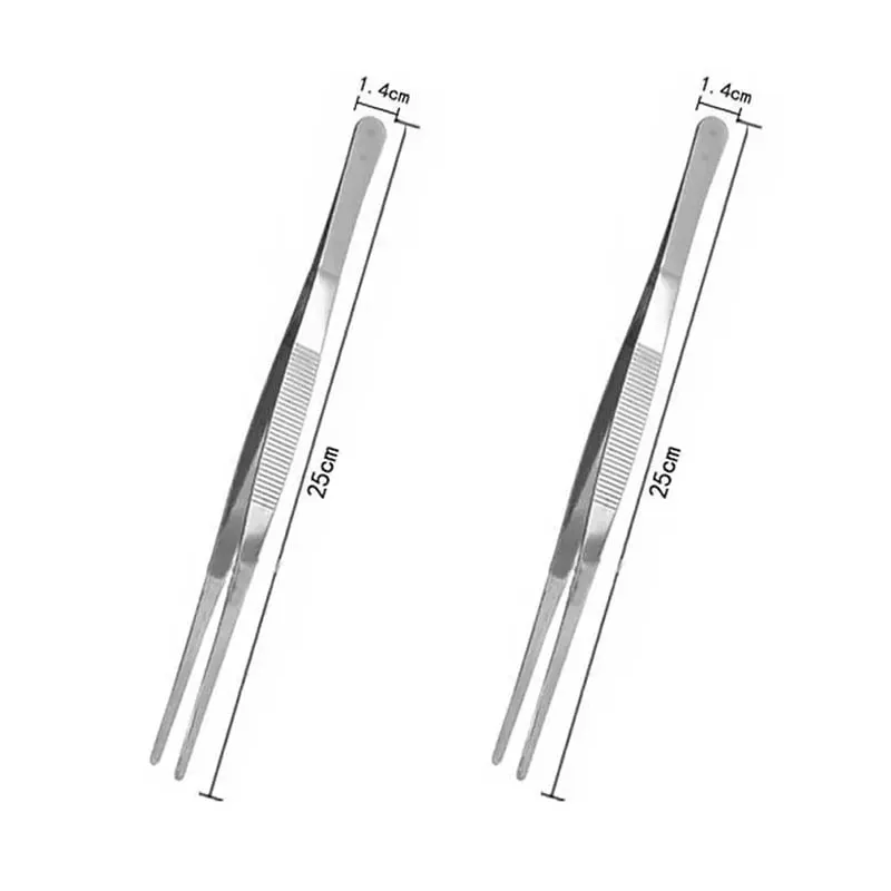 Stainless Steel Multifunction Barbecue Tongs Food Clip BBQ Kitchen Gadgets Cooking Tweezers Buffet Tool CFQJ006