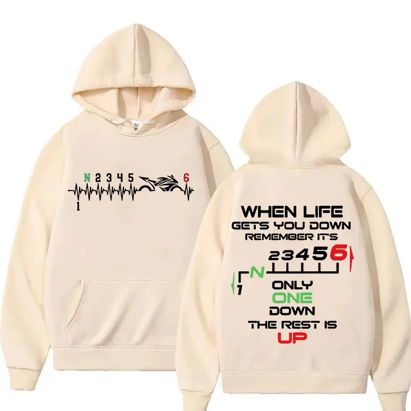 Nuevo 1N23456 sudaderas con capucha de latido del motorista para motocicleta para mujeres y hombres, sudaderas con capucha deportivas informales para otoño e invierno para mujeres