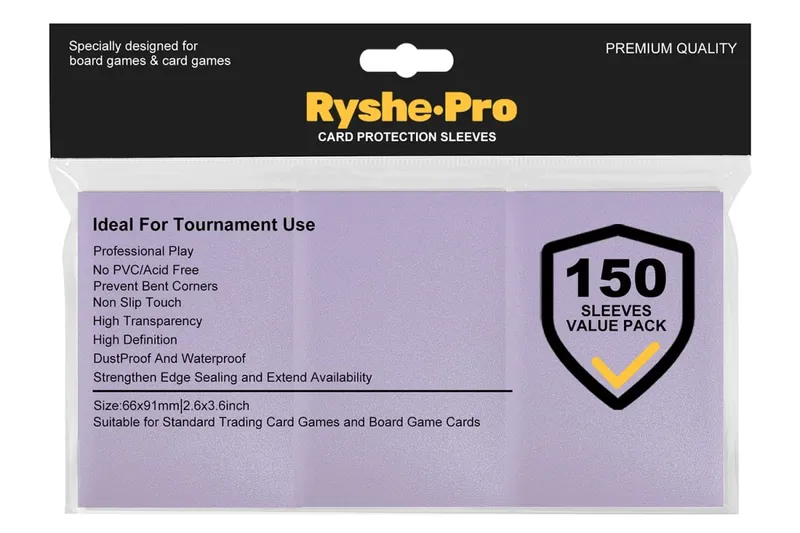 100pcs 2.5"x3.5" Premium Trading Card Sleeves 66x91mm Standard Sized Board Game Cards for MTG Magic Gathering Lorcana Game Card