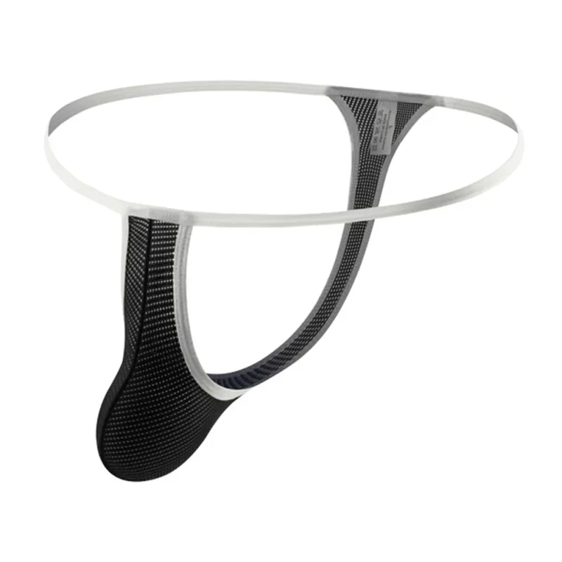 Мужское однотонное белье Sexy Mesh дышащее бразильское нижнее белье Lounge Sexy Tоy мужские трусы трусики унисекс стринги G-String