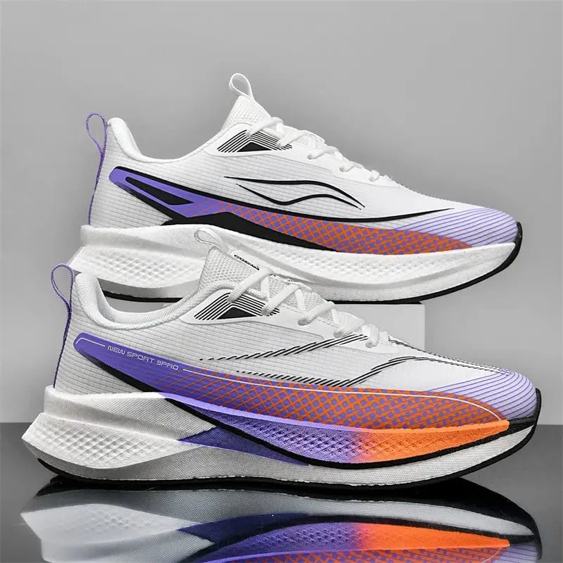 Men's Sports Shoes Carbon Plate Running Shoes Male Marathon Sneakers Racing Shock-absorbing Athletics Training Shoes for Women