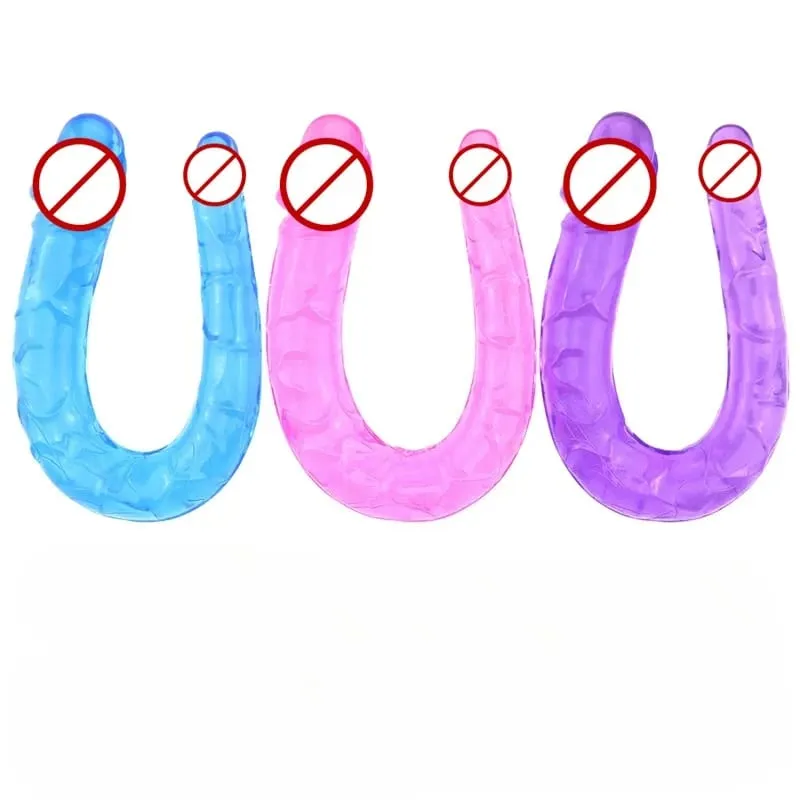 Dildo Sex Toys For Woman Vagina and Anus Realistic Penis Masturbators For Women Two Double Headed Dildos Adult Sex Toy For Women