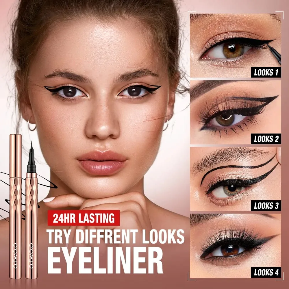 O.TWO.O 8ks kompletní make-up Kit obsahuje oční linky Rtěnka Blusher Face Setting Pudr řasenka Kulma na řasy opalovací krém Kosmetika