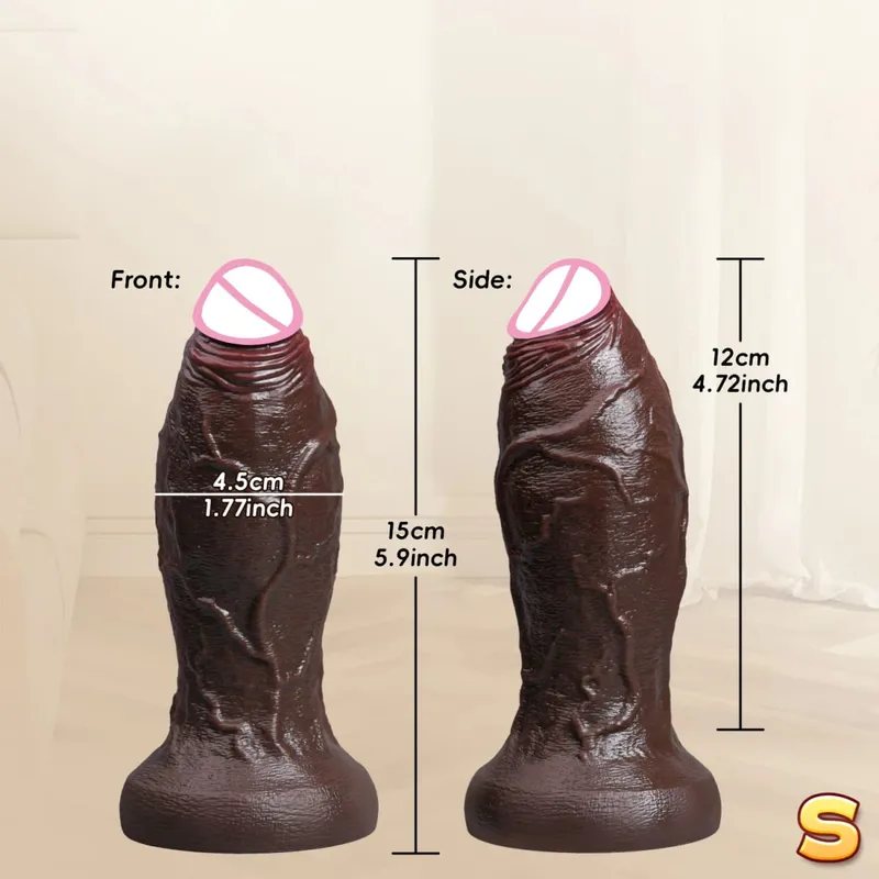 XXL Spuer Bigger Realistic Dildos Thick Silicone Anal Dildo Expander Thick Penis Adult Sex Toys Masturbation Butt Plug 18+