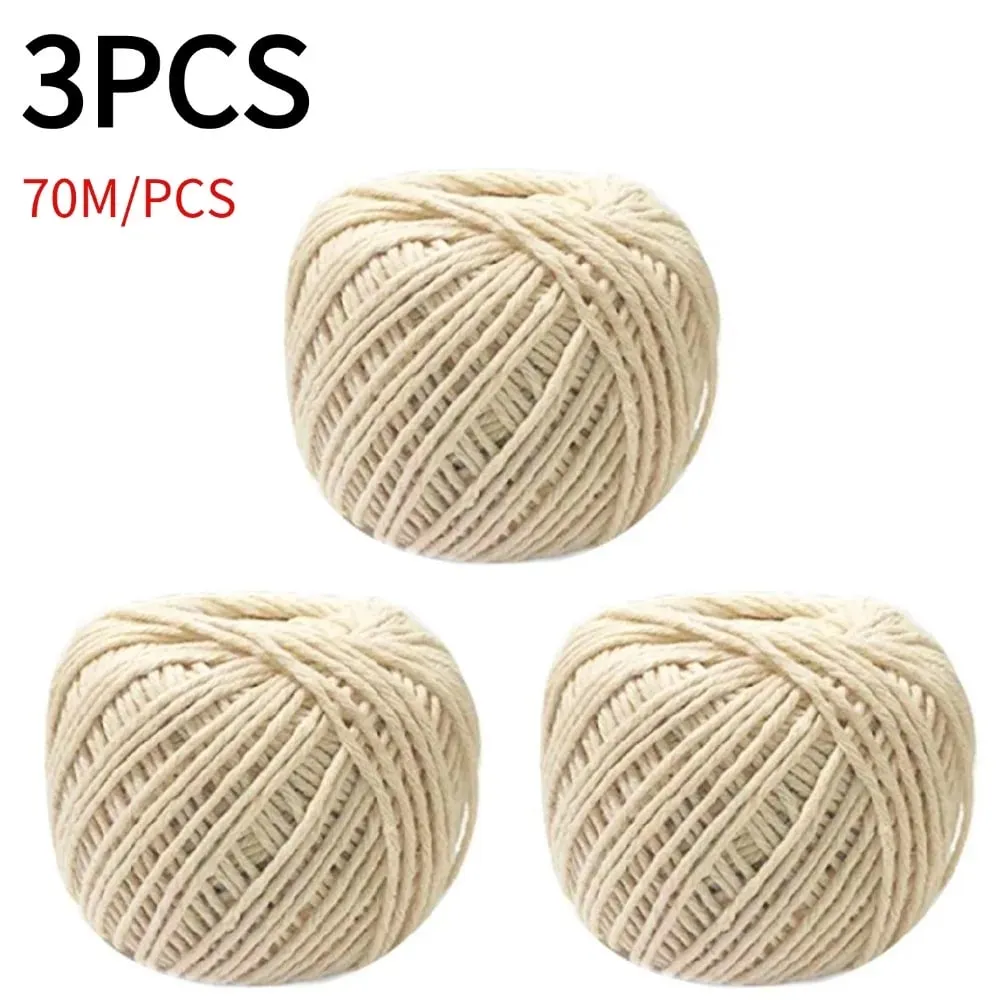 1/2/3/4/5/10/20PCS Cooking Tools Butcher's Cotton Twine Meat Prep Trussing Turkey Barbecue Strings Meat Sausage Tie Rope Cord